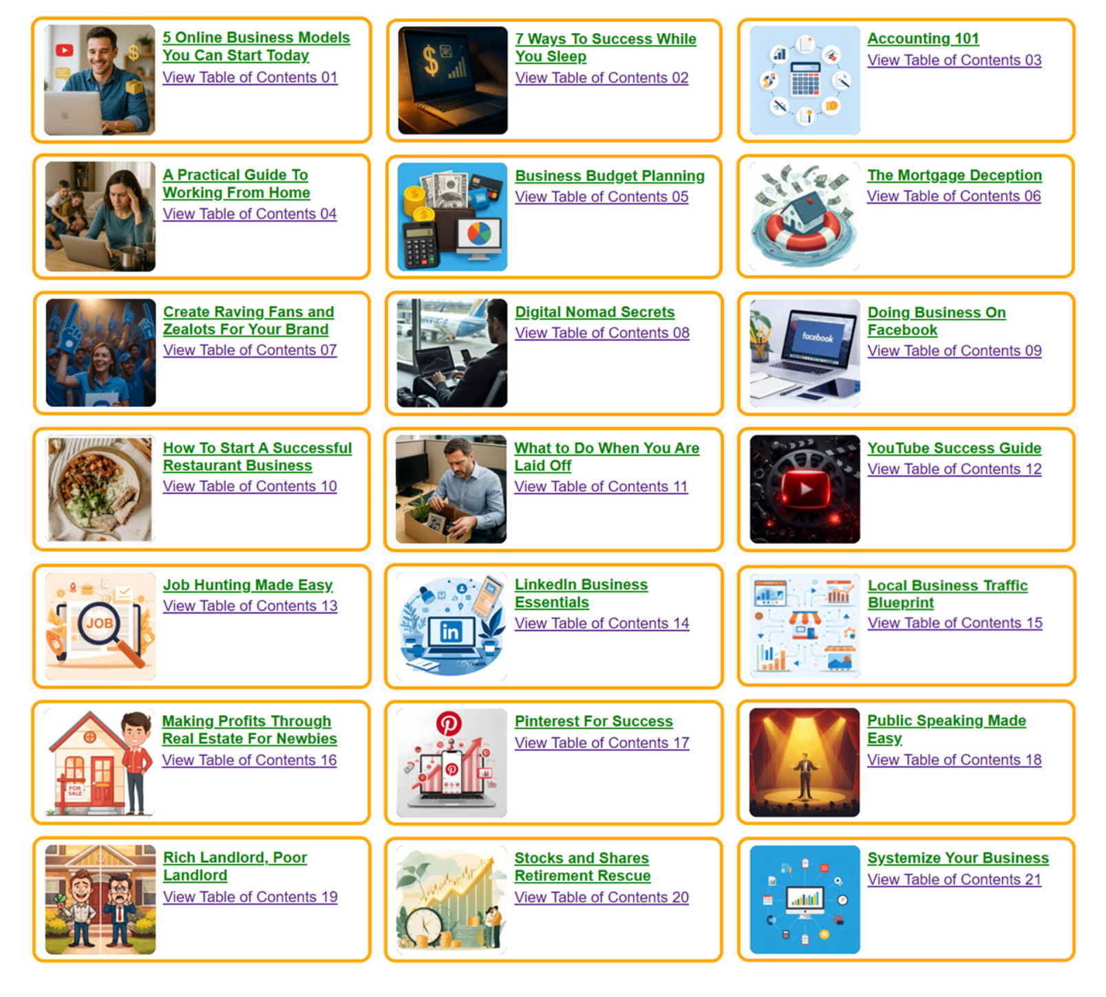 21 Free Digital Product Choices — Click to Enlarge
